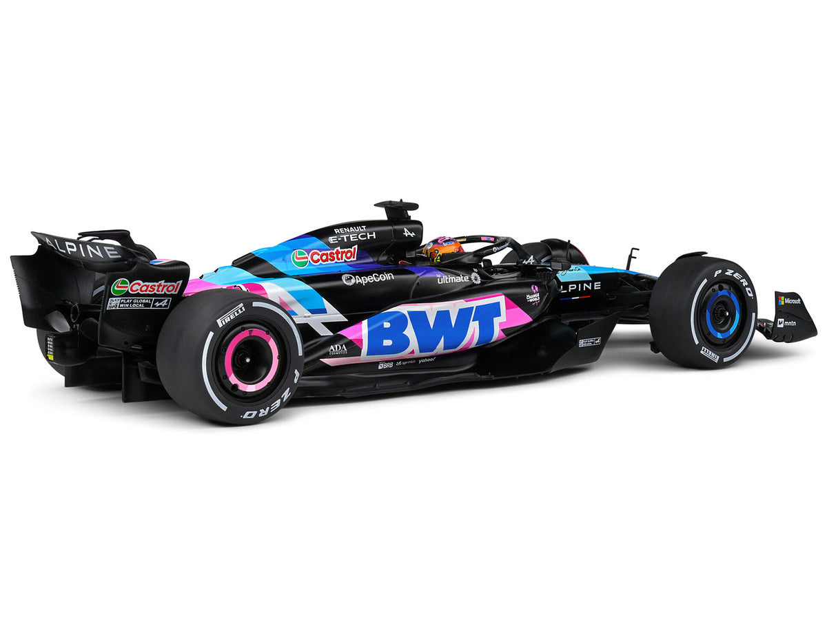 Alpine A524 #31 Esteban Ocon "BWT" Formula One F1 Miami GP (2024) "Competition" Series 1/18 Diecast Model Car by Solido-2