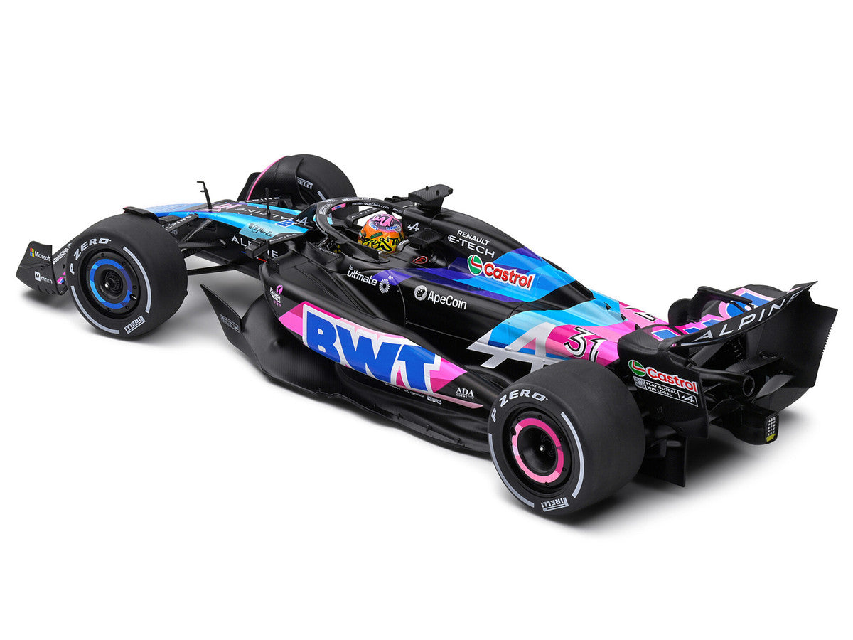 Alpine A524 #31 Esteban Ocon "BWT" Formula One F1 Miami GP (2024) "Competition" Series 1/18 Diecast Model Car by Solido-3