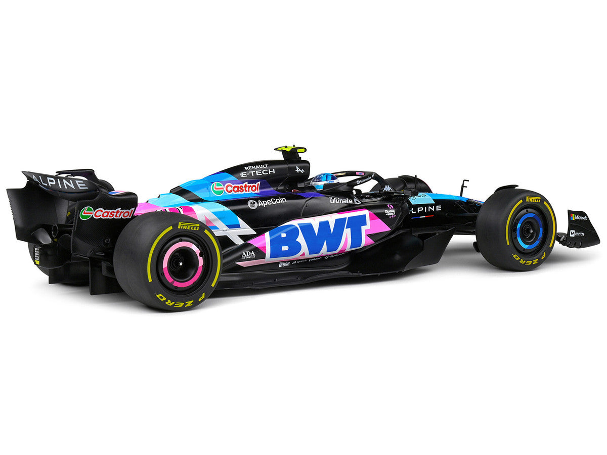 Alpine A524 #10 Pierre Gasly "BWT" Formula One F1 Monaco GP (2024) "Competition" Series 1/18 Diecast Model Car by Solido-1
