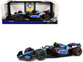 Alpine A524 #10 Pierre Gasly "BWT" Formula One F1 Monaco GP (2024) "Competition" Series 1/18 Diecast Model Car by Solido-4