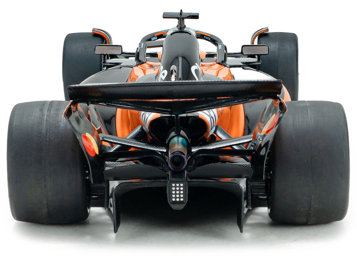McLaren MCL39 #81 Oscar Piastri "OKX" 3rd Place Formula One F1 "Monaco GP" (2025) "Competition" Series 1/18 Diecast Model Car by Solido-2