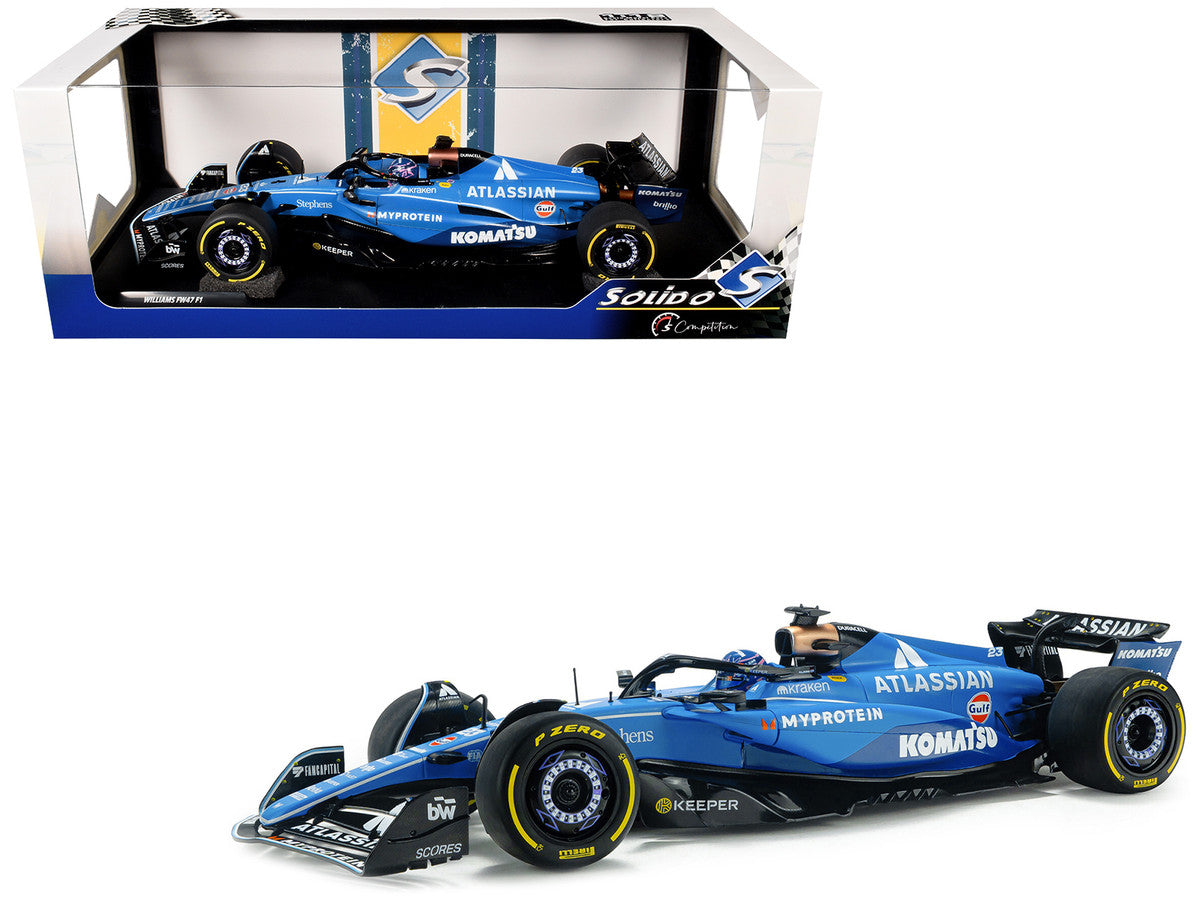 Williams FW47 #23 Alex Albon "Atlassian" Formula One F1 "Australian GP" (2025) "Competition" Series 1/18 Diecast Model Car by Solido-4