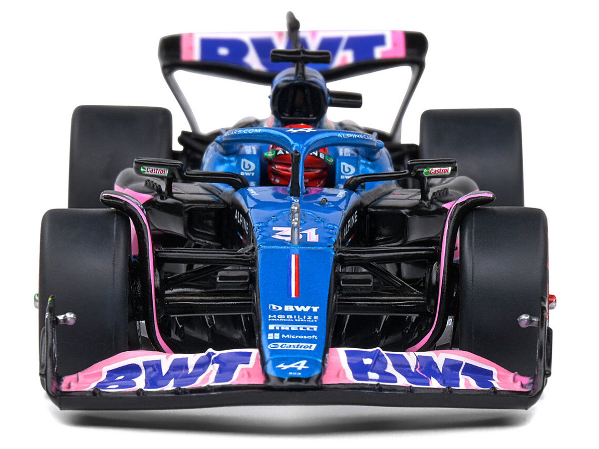 Alpine A523 #31 Esteban Ocon "BWT" 3rd Place "Formula One F1" Monaco GP (2023) 1/43 Diecast Model Car by Solido-3