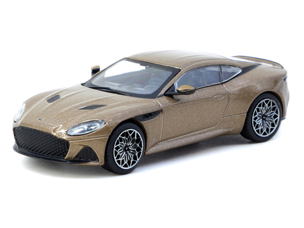Aston Martin DBS Superleggera Brown Metallic "Global64" Series 1/64 Diecast Model Car by Tarmac Works-1