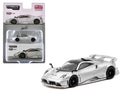Pagani Imola Matt Silver Metallic with Black Top "Global64" Series 1/64 Diecast Model Car by Tarmac Works-0