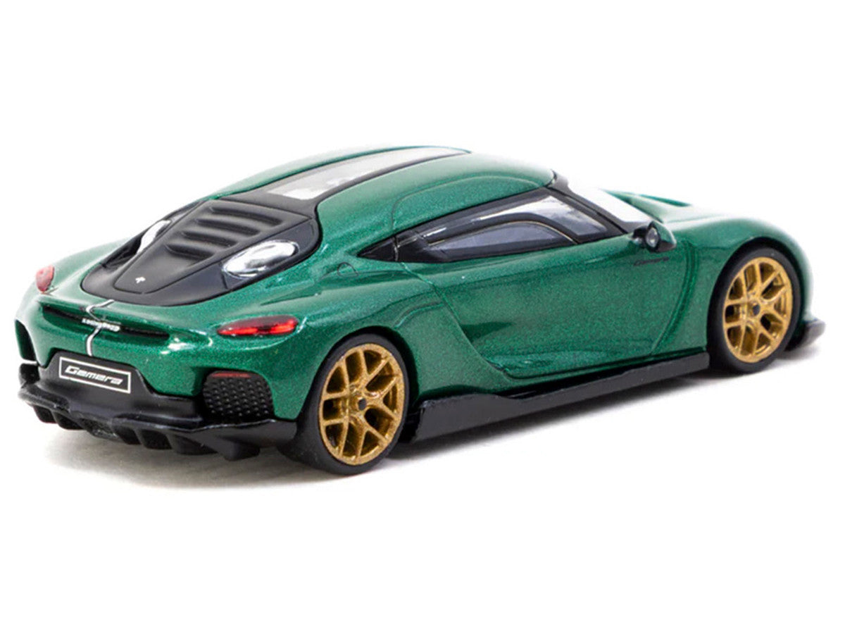 Koenigsegg Gemera Green Metallic "Global64" Series 1/64 Diecast Model by Tarmac Works-0