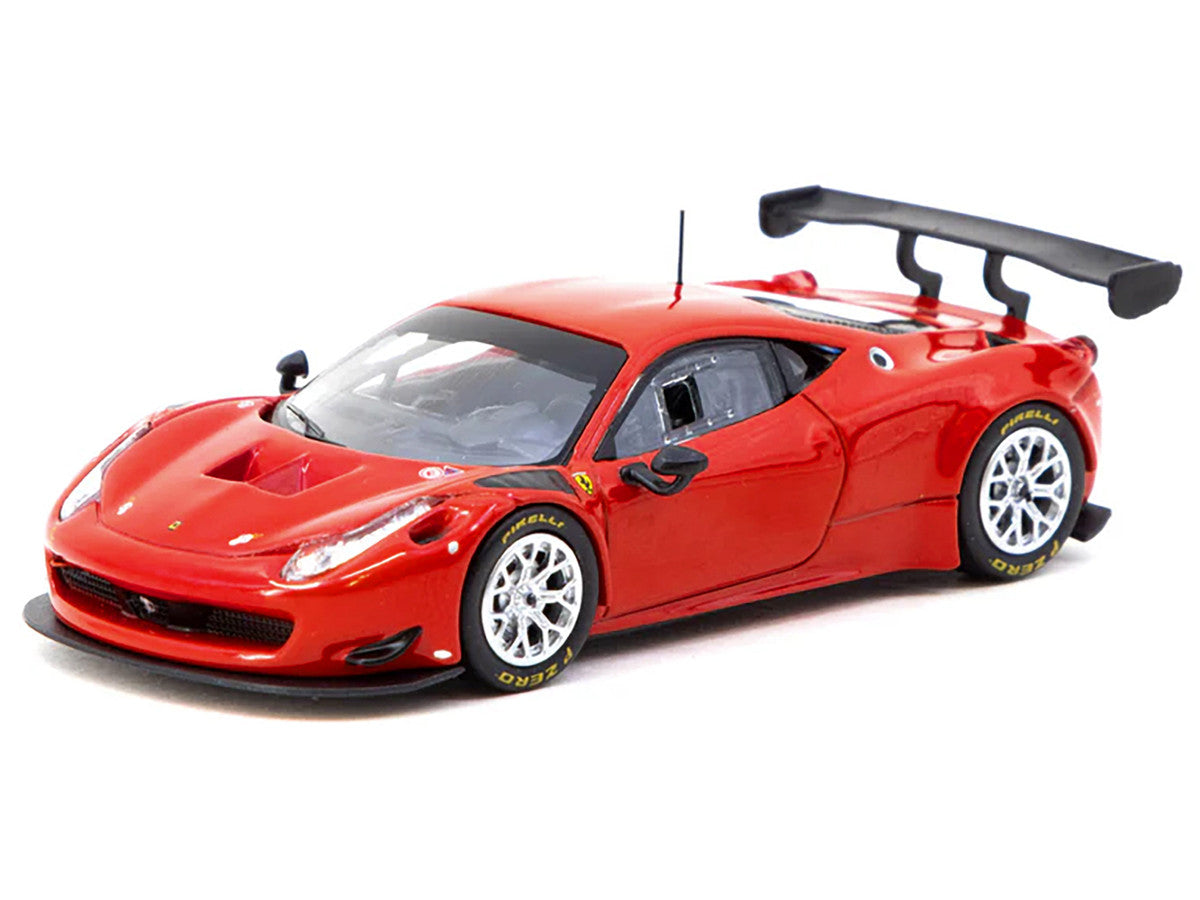 Ferrari 458 Italia GT3 Red "Road64" Series 1/64 Diecast Model Car by Tarmac Works-1