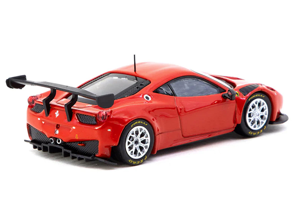 Ferrari 458 Italia GT3 Red "Road64" Series 1/64 Diecast Model Car by Tarmac Works-2