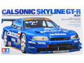 Model Kit Nissan Skyline GT-R (R34) "Calsonic" 1/24 Scale Model by Tamiya-0