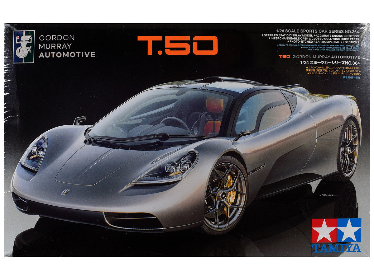 Model Kit Gordon Murray Automotive T.50 1/24 Scale Model by Tamiya-0