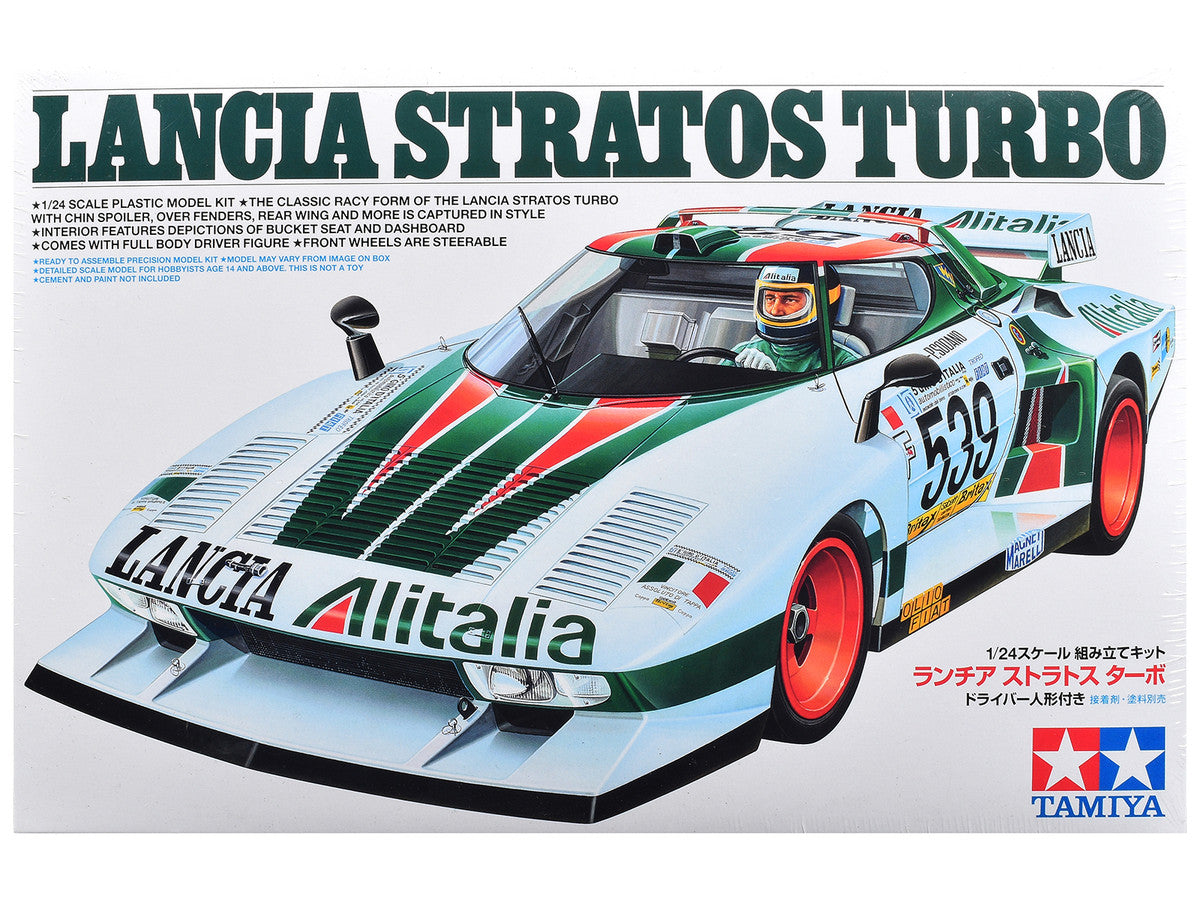 Model Kit Lancia Stratos Turbo 1/24 Scale Model by Tamiya-0