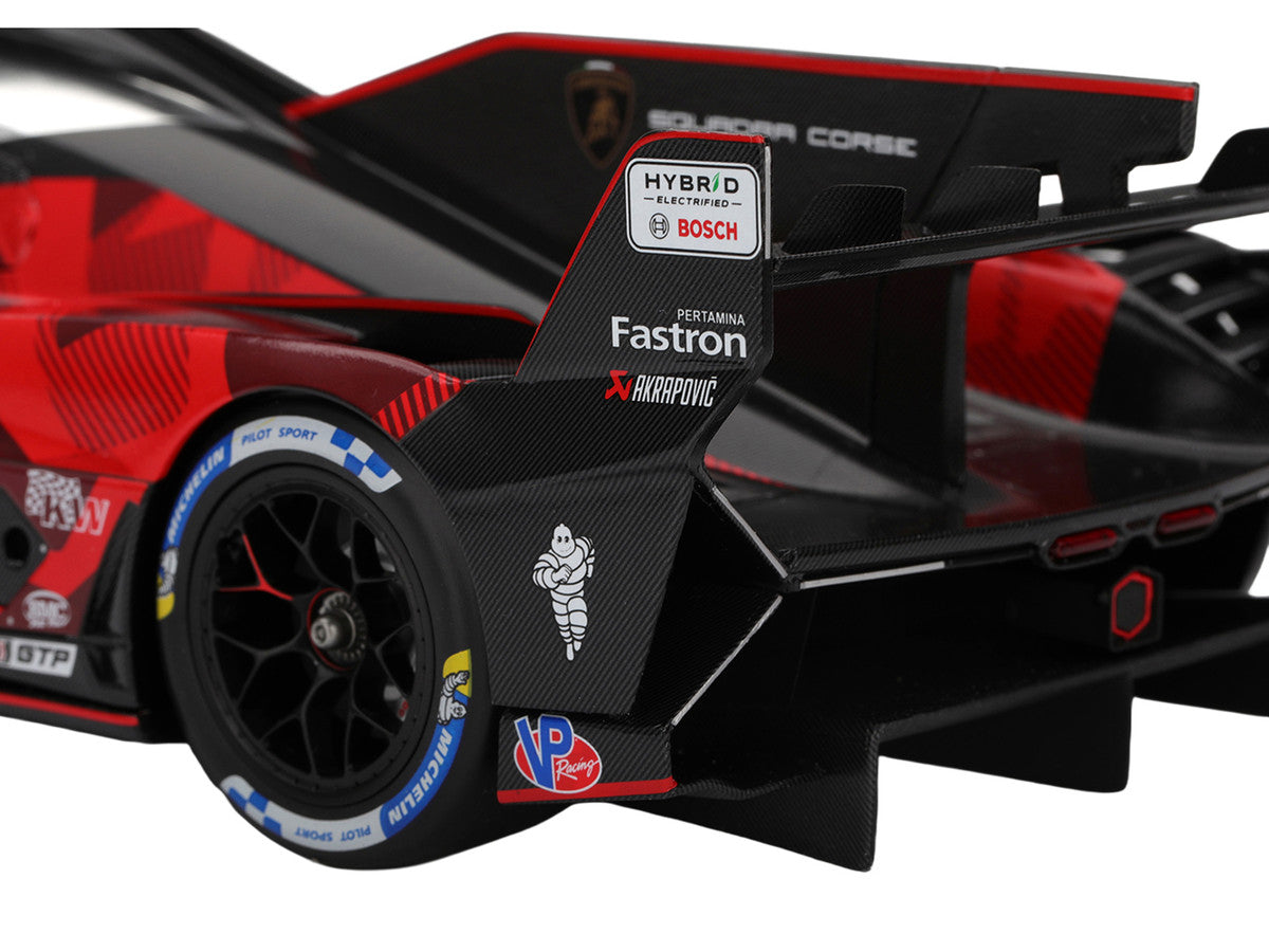 Lamborghini SC63 #63 Mirko Bortolotti - Romain Grosjean - Daniil Kvyat - Edoardo Mortara "Automobili Lamborghini Squadra Corse" IMSA "24 Hours of Daytona" (2025) 1/18 Model Car by Top Speed