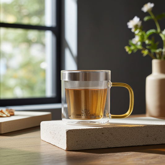 Milano Glass Tea Cup with Infuser