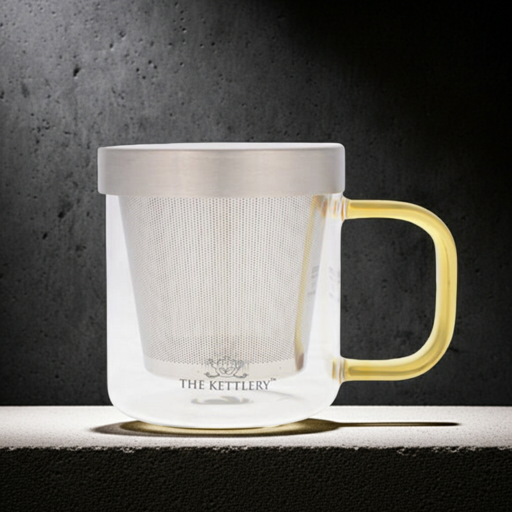 Milano Glass Tea Cup with Infuser